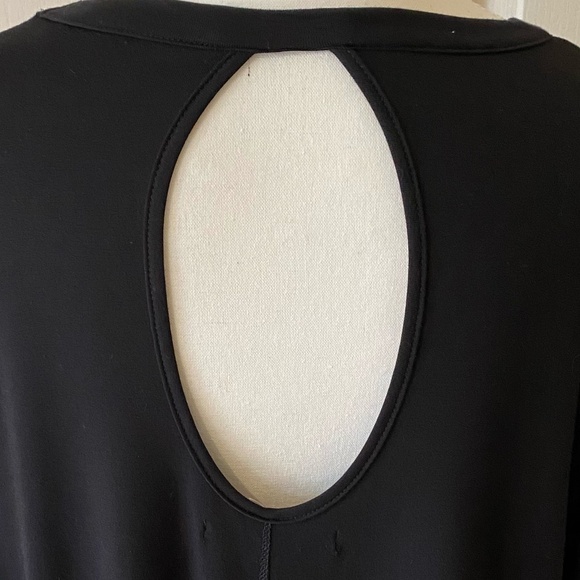 In Every Story Black Soft Jersey Knit Lounge relaxed Midi Dress. Size 1X - Picture 8 of 15
